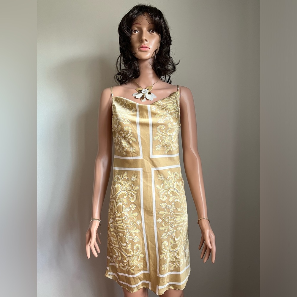 NWT Tan Satin Dress